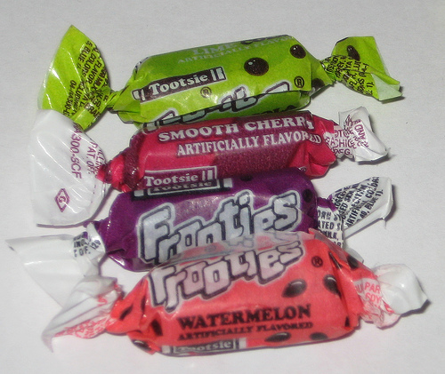Tootsie Roll Watermelon Fruit Chews 8oz Bag - New Flavor! Half Pound