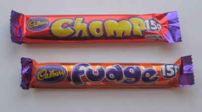 Cadbury Chomp vs Cadbury Fudge