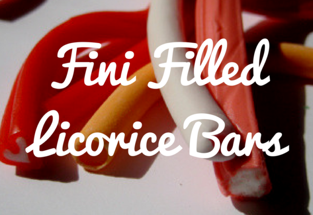 Fini Filled Licorice Bars - From Spain!