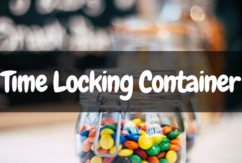 Keep Your Sweet Tooth In Check With This Time Locking Container!