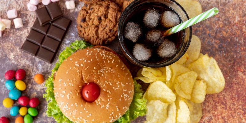 Junk or fast foods