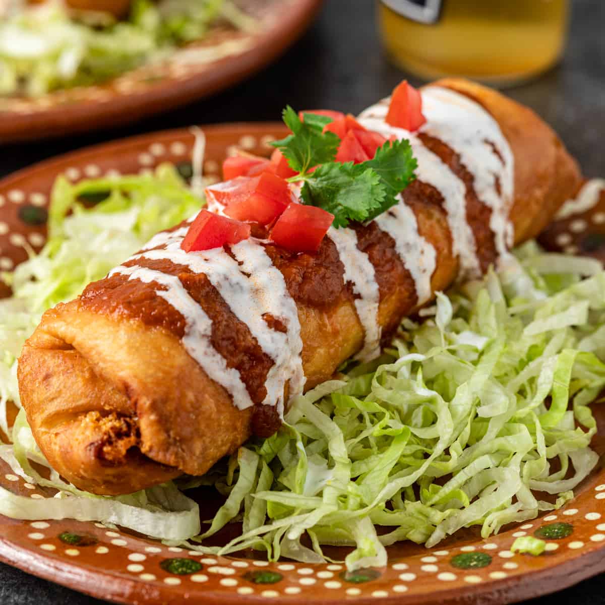 Mexican Chimichanga Recipe - ZOMG! Candy