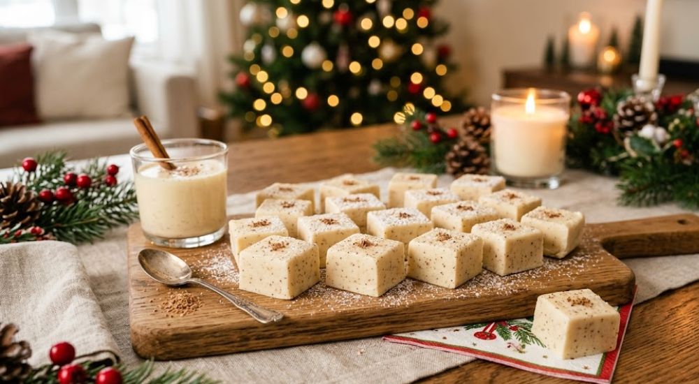 Eggnog Fudge candy