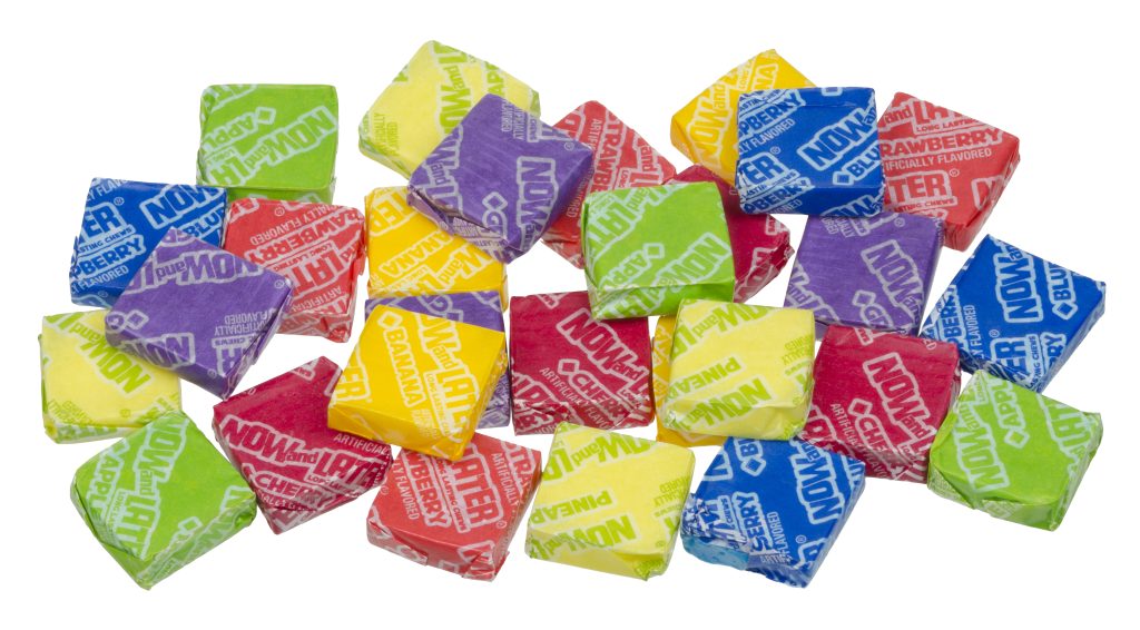 Now and Later candies