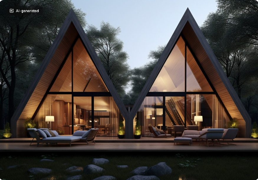 self contained cabins